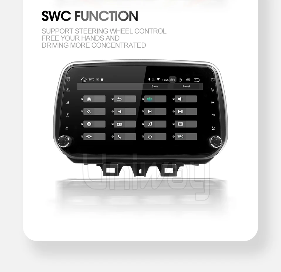 Uniway android 9,0 2G+ 3 2G dvd-плеер автомобиля для hyundai Tucson/IX35 мультимедиа автомобильный Радио gps навигация видео плеер
