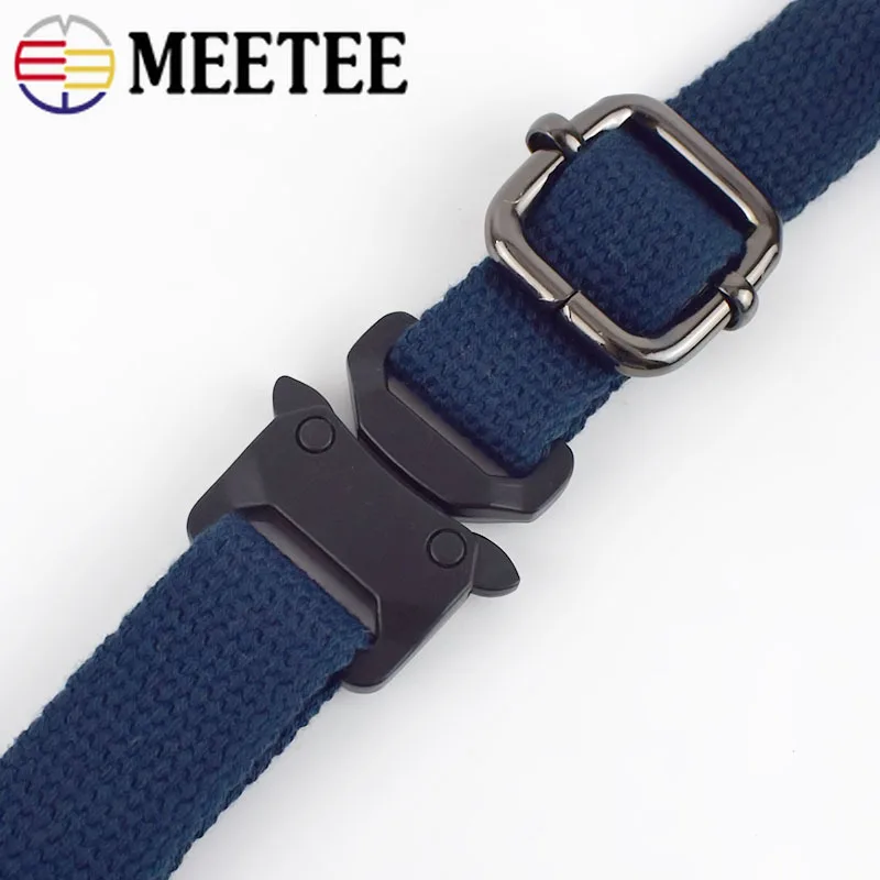 Meetee 2/5 шт. ID 20/25 мм Металлические автоматические пряжки для ремня регулирующая