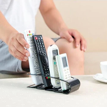 

Remote Control Rack Sundries Organizer Glasses Holder Plastic Crate Tidy Organiser Phone Rack Storage Shelf Home Organization