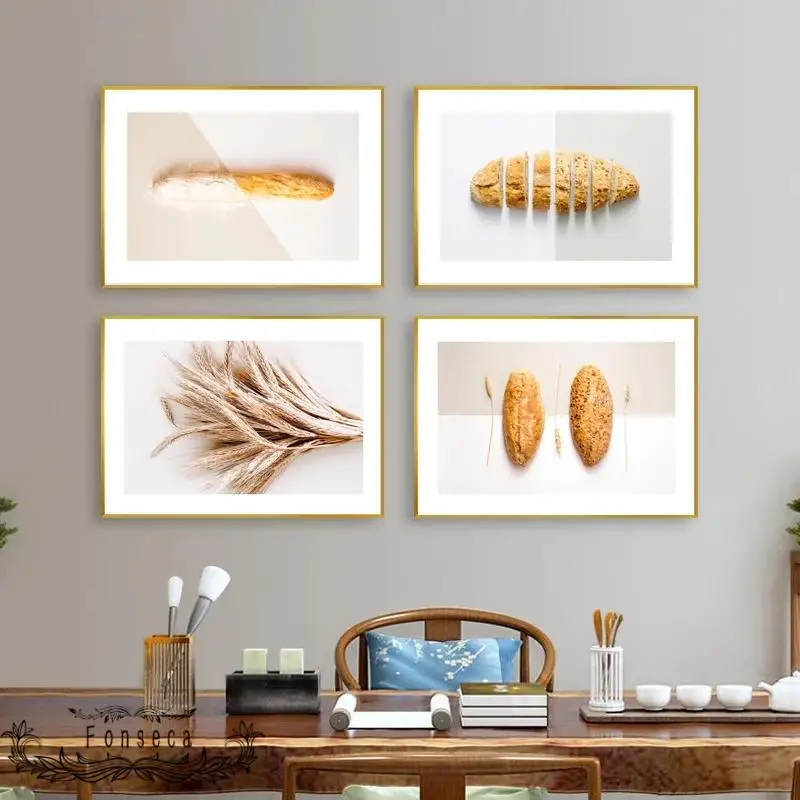 kitchen printable poster bakery print with watercolor... Kitchen Wall Decor Bakery Art Printable Bread Basket Printable ...
