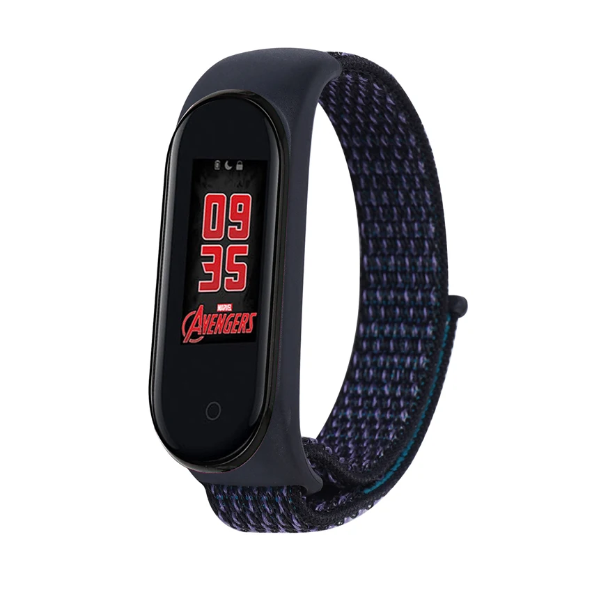 Nylon Strap Wristband for Xiaomi Mi Band 5 4 3 Wrist Bracelets Sport loop watch Belt Smart Watch Band Replacement Accessories