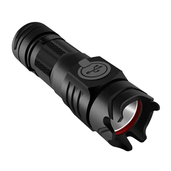 

SkywolfEye Small USB Rechargeable LED Clip Light Flashlight Lamp By 16340