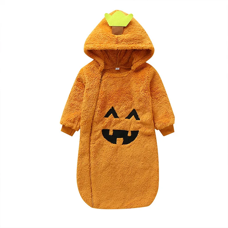 pumpkin swaddle blanket