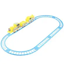  1 Set Car Model Easy-assembled Stick Control Educational Non-shedding Tracks Train Toy Student Steam Locomotive Game 