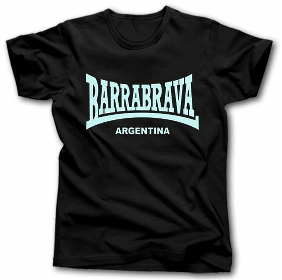 Barra Brava T Shirt S-Xxxl Ultras Argentina Fan Hooligans Football Boca River Unisex Men Women Tee | Мужская одежда