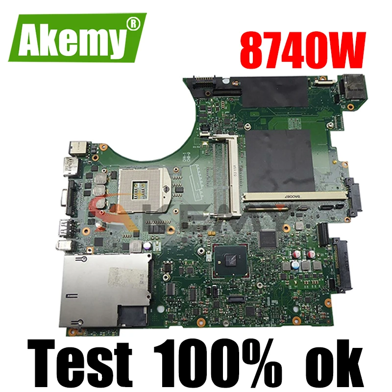 Материнская плата Akemy 595698-001 для ноутбука hp elitebook 8740w 8740p с 2 слотами памяти |