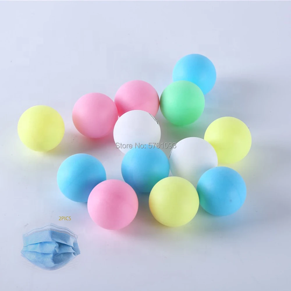 table tennis ball 6 pics Celluloid colorful table tennis ball, 40 mm pingpong ballTable Tennis