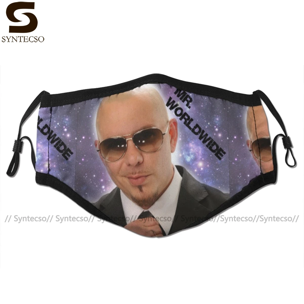 Маска для лица Pitbull Mr Worldwide модная смешная маска с 2 фильтрами взрослых|Мужские