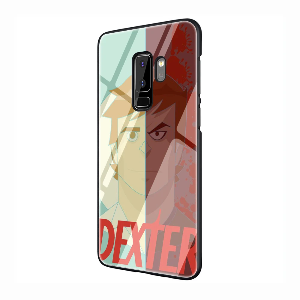 EWAU Dexter ломтик Стекло чехол для телефона для samsung Galaxy S7 8; большие размеры 9, 10; плюс 10 плюс Note8 9 10 плюс A10 20 30 40 50 60 70 - Цвет: G1