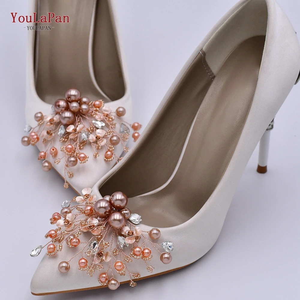 YouLaPan personalizados para zapatos, decoración nupcial, adornos para zapatos, hebilla de la de zapatos boda, Clips para zapatos de perlas, X18| | AliExpress