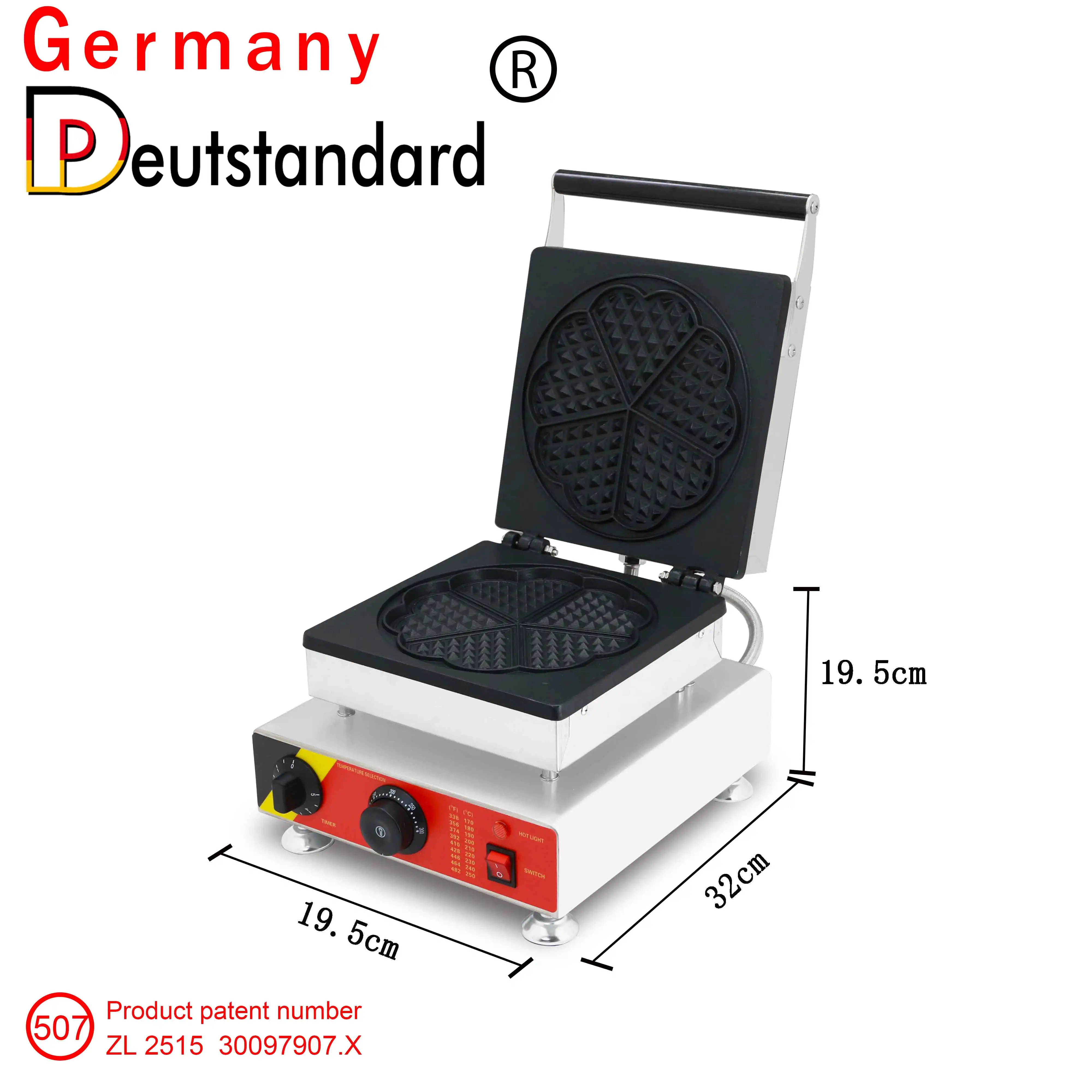 Германия deustandard снэк-фуд машина вафельница для цветов
