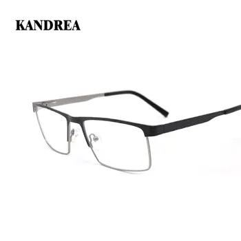 

KANDREA 2020 Metal Optical Glasses Frame Men Square Clear Lens Eyeglasses Frames Myopia Glasses Male Female Prescription Eyewear