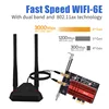 Dual Band 3000Mbps Wireless Adapter Bluetooth 5.1 PCIe Wi-Fi 6 Intel AX200 Wifi Card PCI-E 1X 2.4G/5Ghz 802.11AC/AX For Desktop ► Photo 3/6