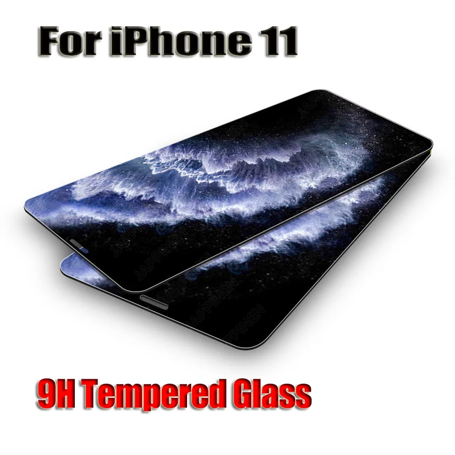 9H HD прозрачное высокочувствительное закаленное стекло для iPhone 11 Pro XS XR X Max 8 7 6 6s Plus