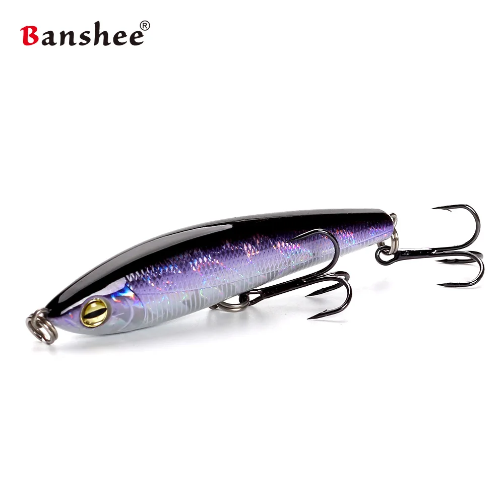 Banshee 75mm 11.5g Bullet PEN75S Sinking Pencil Stickbait Vibration Fishing lure Hard Bait sound wobbler jerkbaits Minnow | Спорт и