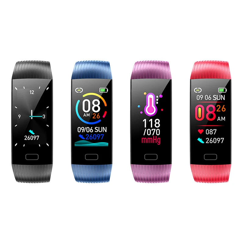 

Z6 Smart Band Heart Rate Blood Pressure Monitor High Brightness Colorful Screen Wristband Notification Smart Bracelet