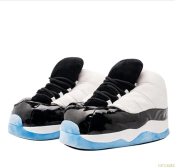 

Unisex Big Size 36-43 Winter Warm Slippers Women Fashion Striped Home Slippers Ladies Snug Sneakers House Slippers Women Shoes