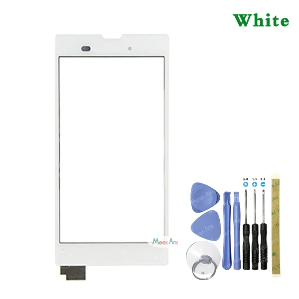 Высокое качество 5," для Sony Xperia T3 M50W D5103 D5102 D5106 сенсорный экран дигитайзер Переднее стекло объектив сенсорная панель - Цвет: white With Tool