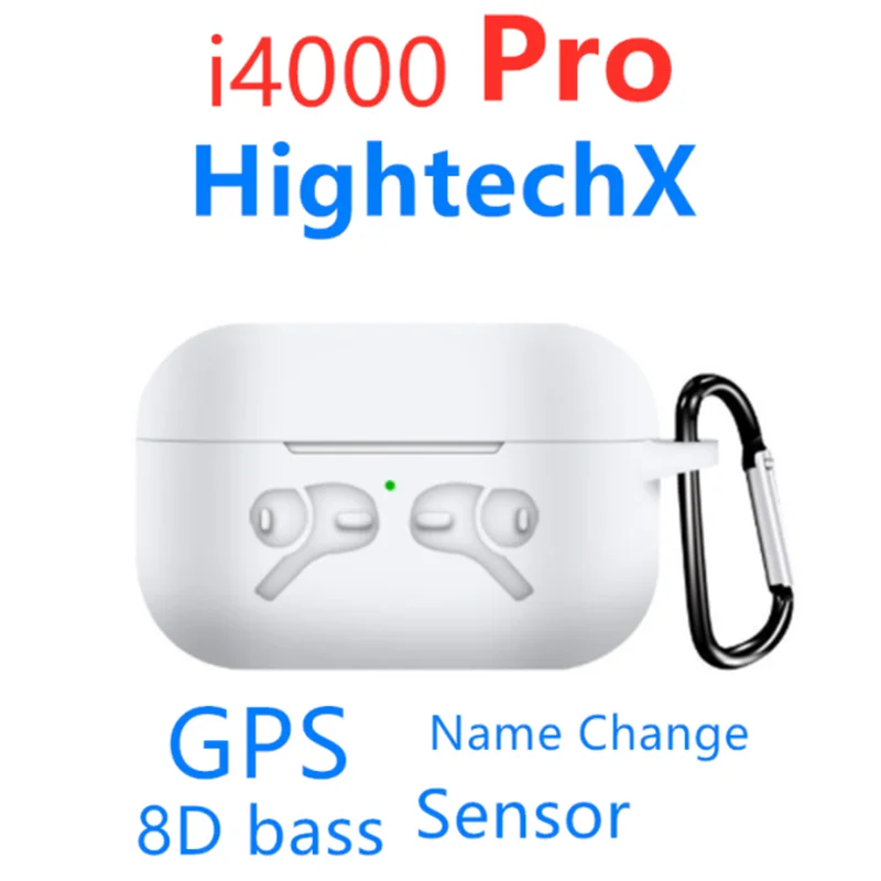 I4000 Pro HightechX edition TWS auriculares inalablicos Bluetooth auriculares bajos 8D auriculares Pk pro i60 i500 i1000 i9000
