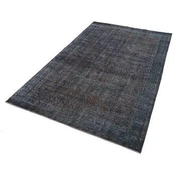 

157x257 Cm Grey Handmade Overdyed Rug-5x8 Ft