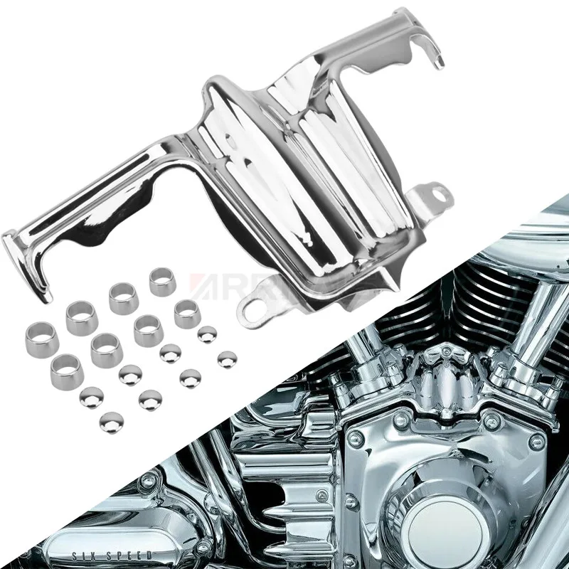 Chrome Tappet / Lifter Block Accent Trim Cover For Harley Twin Cam 00-17 Touring Electra Glide Dyna Fat Bob Breakout | Автомобили и