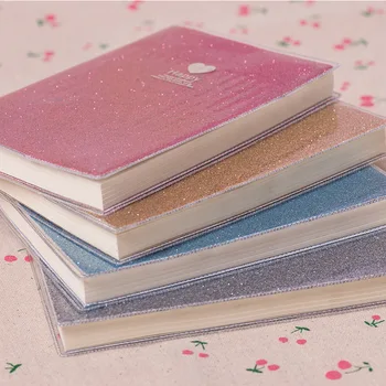

Laser A7/A6/A5 Notebook Mini Personal Planner 2020 Diary Journal Kawaii Line Note Book Office Creative Weekly Notepad Stationery
