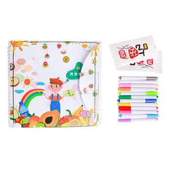 

Portable Erasable Drawing Pad Toys for Kids Children's Writing Board DIY Graffiti Writing Painting Small Blackboard Wipeable Cha