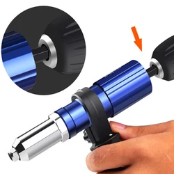 Adaptateur de pistolet à Riveter électrique, Rivet aveugle, perceuse à écrou, convertisseur sans fil, outil de rivetage, insertion d'écrou, perceuse, pistolet à Riveter, Rivets 