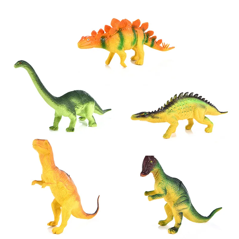 

Cross Border Jurassic Dinosaur Toy Model T-Rex Stegosaurus Brachiosaurus Model Toy Children'S Educational Toy