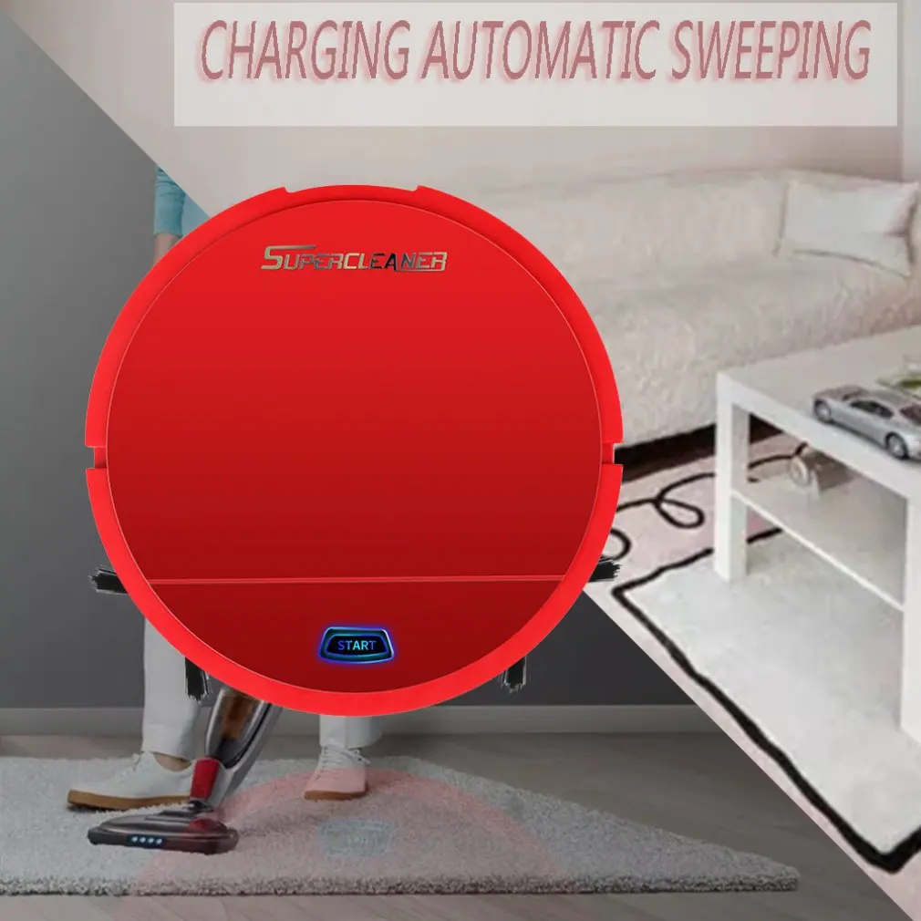 Зарядка автоматический подметальный Робот Мини Бытовая уборочная машина ленивый умный пылесос портативный