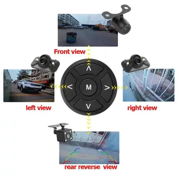 

5Inch 360Degree Bird View System 4 Camera Panoramic Car DVR Recording Parking Assisting Monitor Front+Rear+Left+Right View Cam