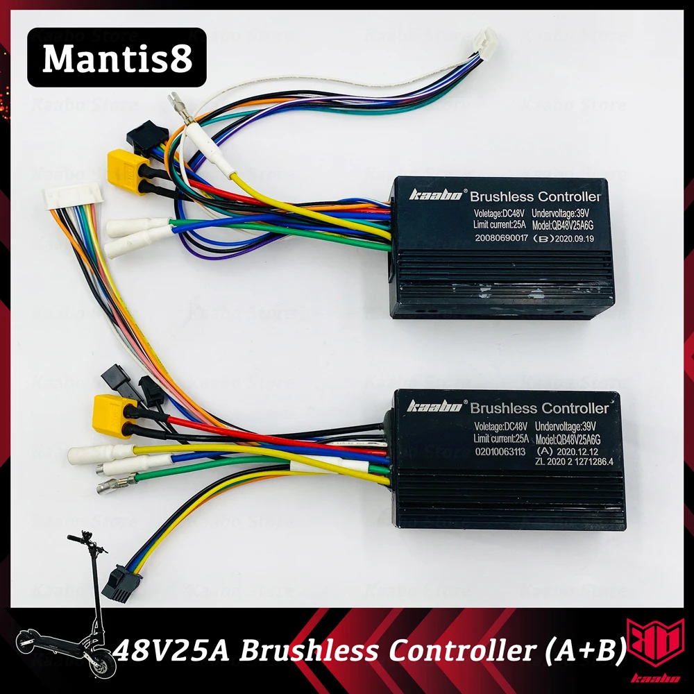 KaaboMantis8BrushlessController48V25AFrontRearMainboardMantis