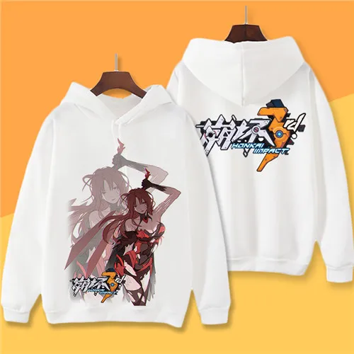 15 Honkai Impact 3 флисовые толстовки Yae Sakura Kawaii Женская толстовка с капюшоном осенне-зимние пальто Harajuku уличная одежда Аниме - Цвет: 15
