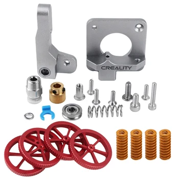 

Upgraded Version of 3D Printed Accessories Ender Metal Gray Extruder + Red Hand Screw Nut + Spring Kit