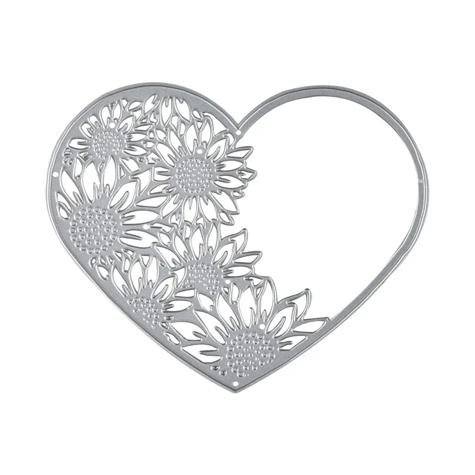 Eastshape Heart Frame Dies Metal Cutting Dies for Card Making Scrapbooking Embossing Cuts Stencil Craft Dies Christmas Decor