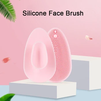 

Silicone Facial Cleansing Brush Deep Pore Cleaning Face Massage Cleaning Tool Skin Scrub Cleanser Tool Facial Exfoliating Brush
