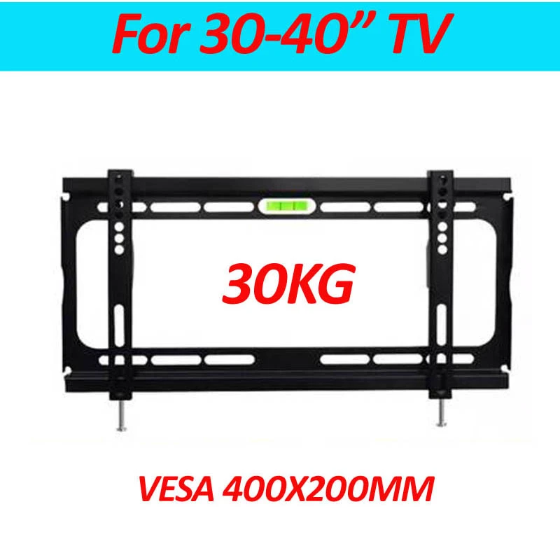 de pared para tv de PLASMA, para televisor LCD LED de 10 a 40 pulgadas, 400x200|tv wall bracket|wall bracket mountwall bracket -