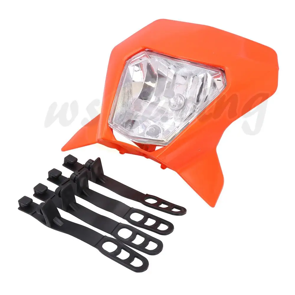 H4 12V 35W Универсальный мотоцикл лампы передних фар для KTM 450 SX-F 250 SX 200 EXC XC-W XC-F 65 85 125 150 350 Dirt Bike