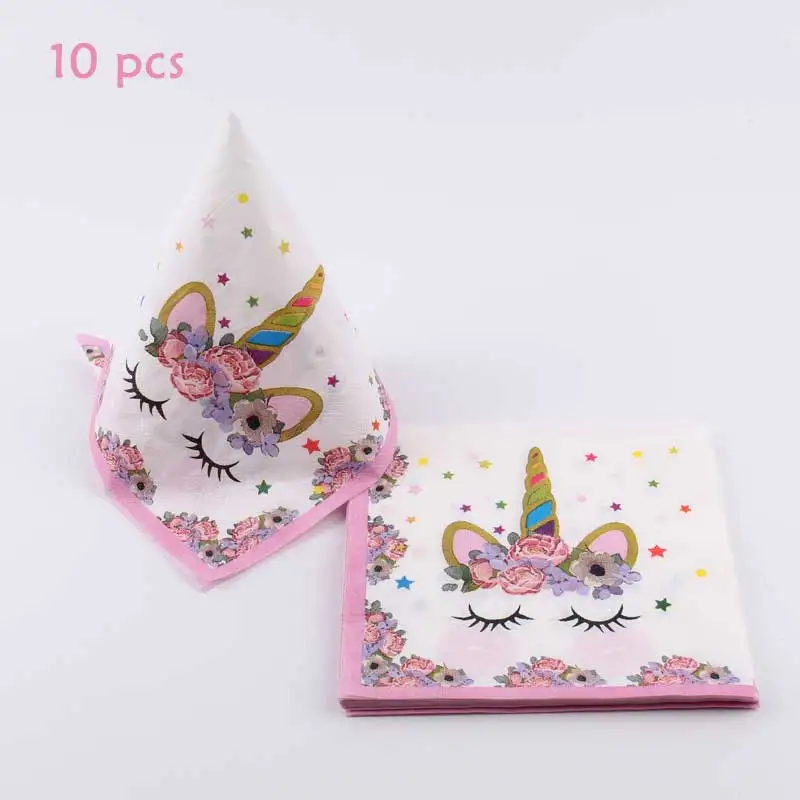 Пригласительные вечеринки в виде единорога 6 люверсов украшения для детской на