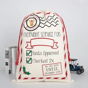 

50X70 Cm 1pc Christmas Gift Bag Personalised First Christmas / Xmas Bag Stocking Santa Sack Noel Kerstmis-