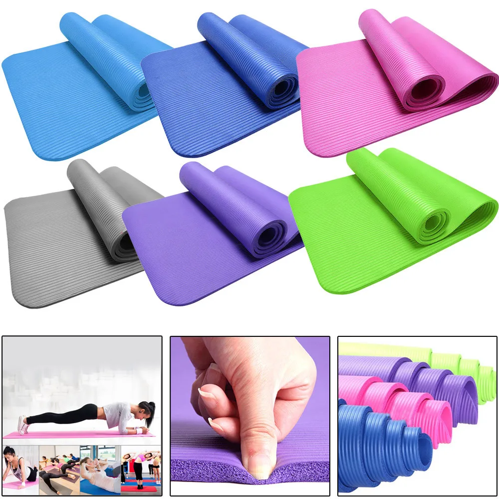 Fast delivery 15MM Thick Durable Yoga Mat Non slip Exercise Fitness Pad