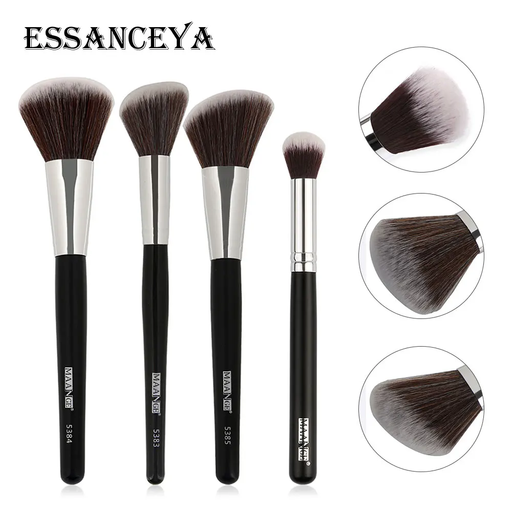 ESSANCEYA 1 шт. угловая круглая основа румяна Кисть для макияжа контурные Румяна лица