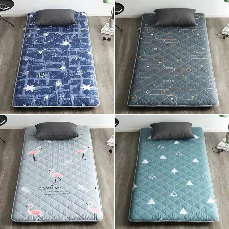 Удобный мягкий складной матрас татами с высокой степенью отскока для студентов