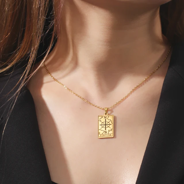 アクセサリー gunda TAROT NERO NECKLACE 2024 1st】gunda<ガンダ>TAROT NERO NECKLACE/B [タロット