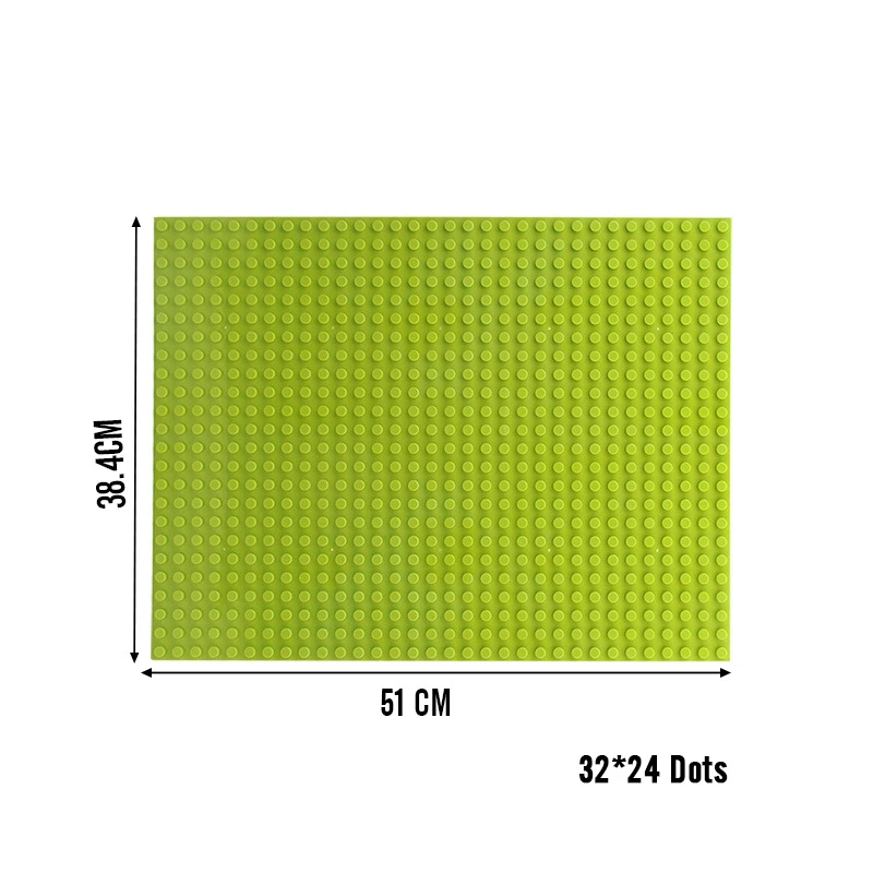 768 Duploe большие кирпичи Базовая пластина 16*32 24*24 32*24 точки опорная пластина DIY строительные блоки игрушки для детей Совместимые Duplos 5 видов цветов