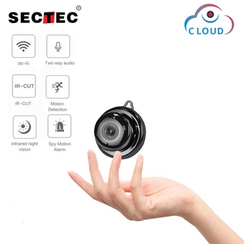 

SECTEC 1080P Wireless 2MP Mini WiFi Camera Home Sec Surveillance IR Night Vision Motion Detect Baby Monitorurity Camera IP CCTV