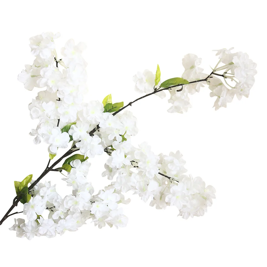 Искусственные цветы растения бонсай свадебное украшение INS стиль растения стены вишни Весна японский сакура DIY Украшение