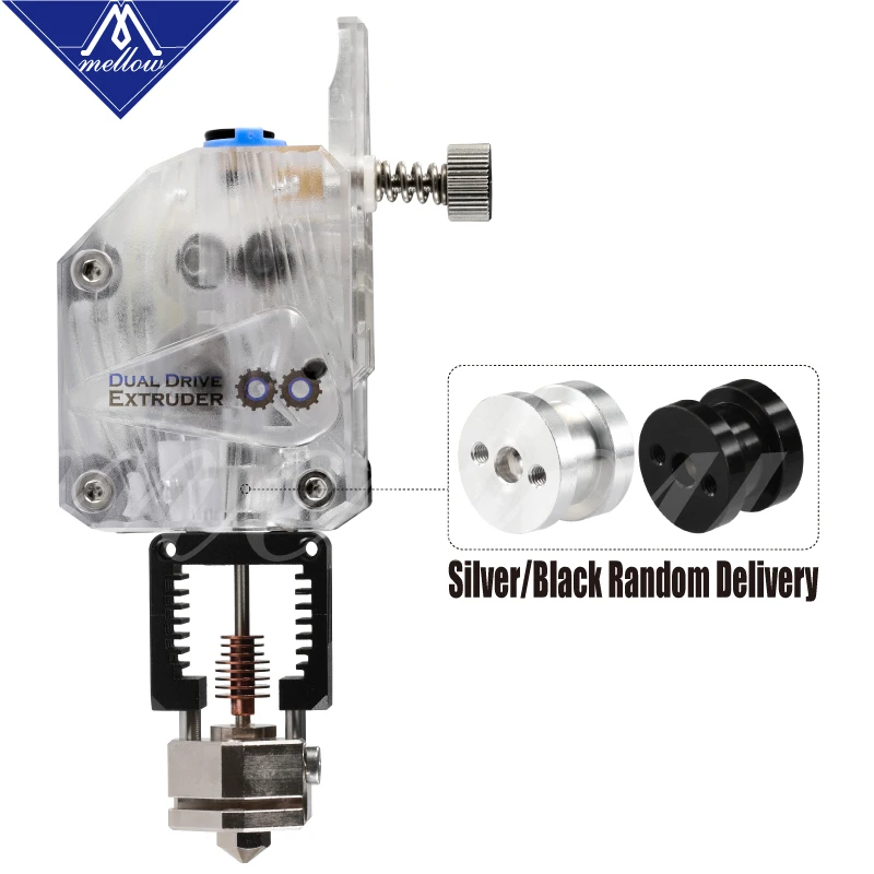 Mellow Nf-Crazy Hotend с Bmg экструдер покрытием меди V6 сопла комплект для 3d принтера Blv печати 1,75 мм Abs Petg ТПУ нейлон Peek