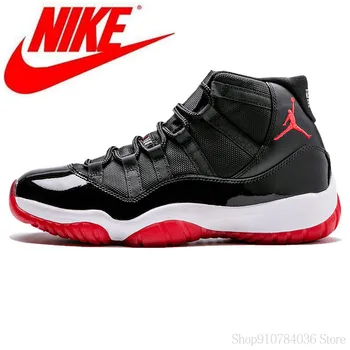

Nike Air Jordan 11 Concord aj 11 Men Comfortble Basketball Shoes Jordan XI Retro Shock Sneakers Size 40-45 528895-012non-slip