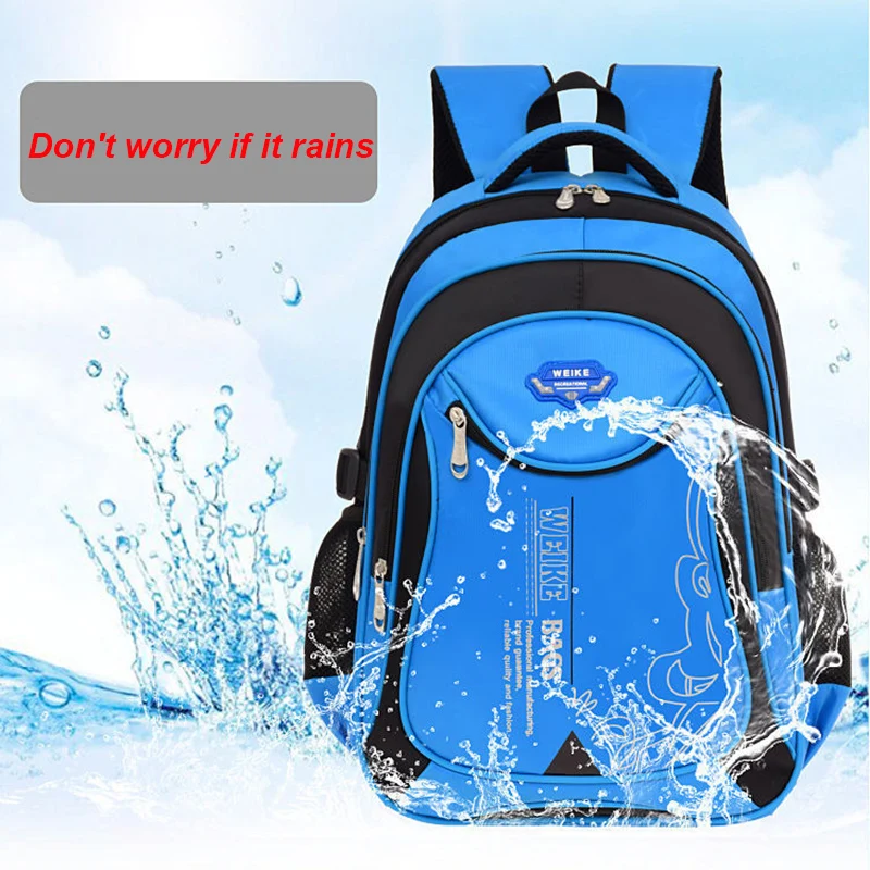 Hot Waterproof Big Capacity Kids School Bags High Quality Children Backpack Teenagers Book Backpacks Classic School Bag For Kids